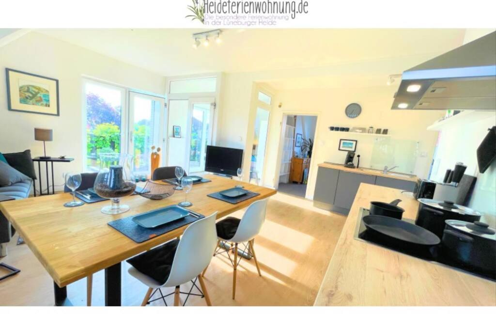 Heideferienwohnung - Die Neue Ferienwohnung Walsrode Exteriér fotografie