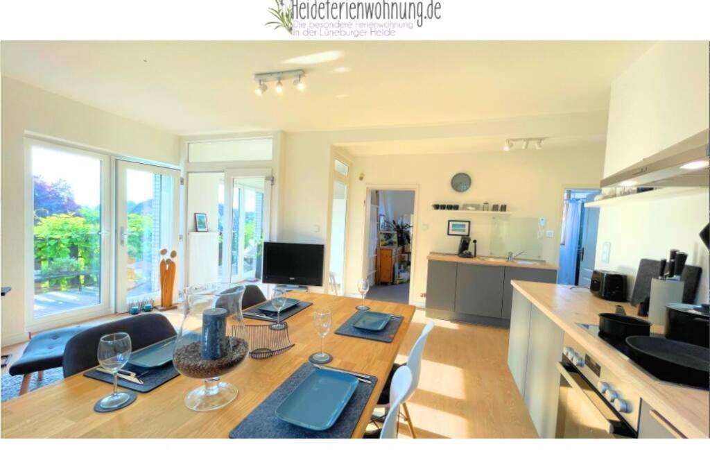 Heideferienwohnung - Die Neue Ferienwohnung Walsrode Exteriér fotografie
